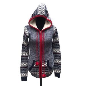 If It Were Me Gray Furry Hood size Small